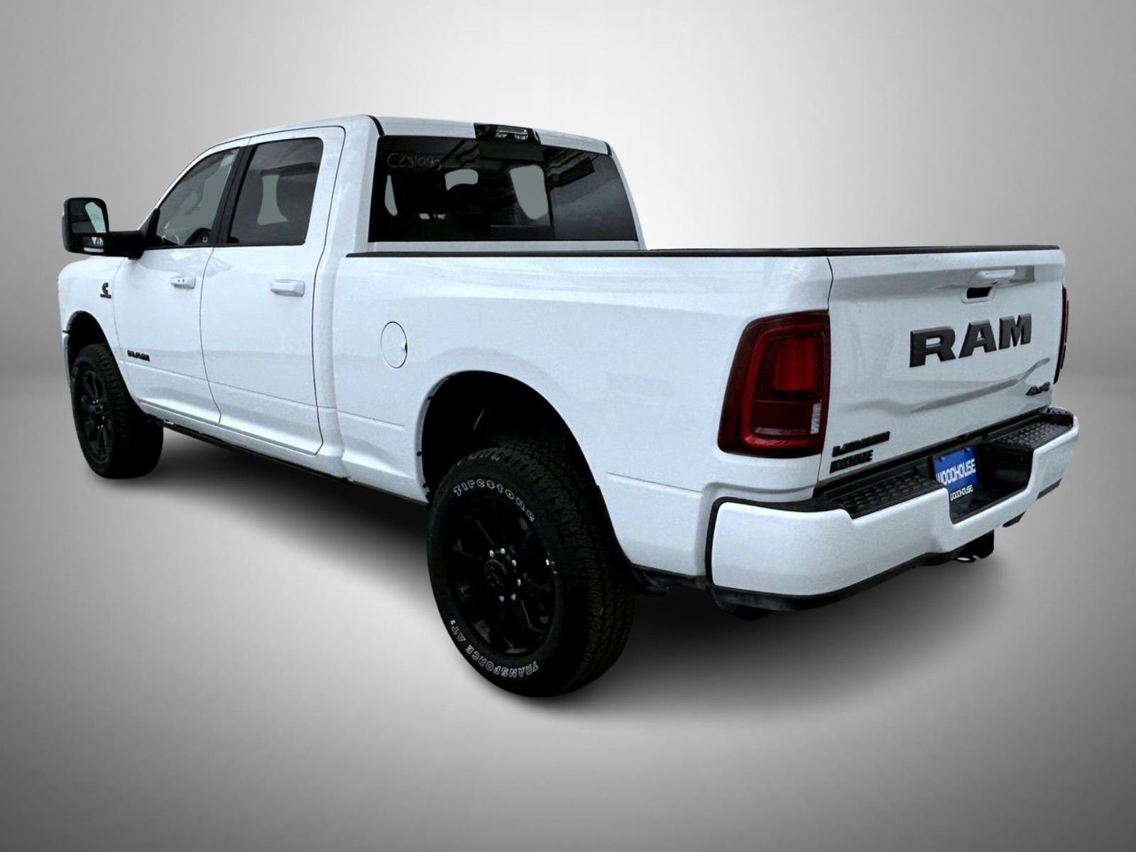 New 2025 Bright White Clear-Coat Exterior Paint RAM Laramie image 7