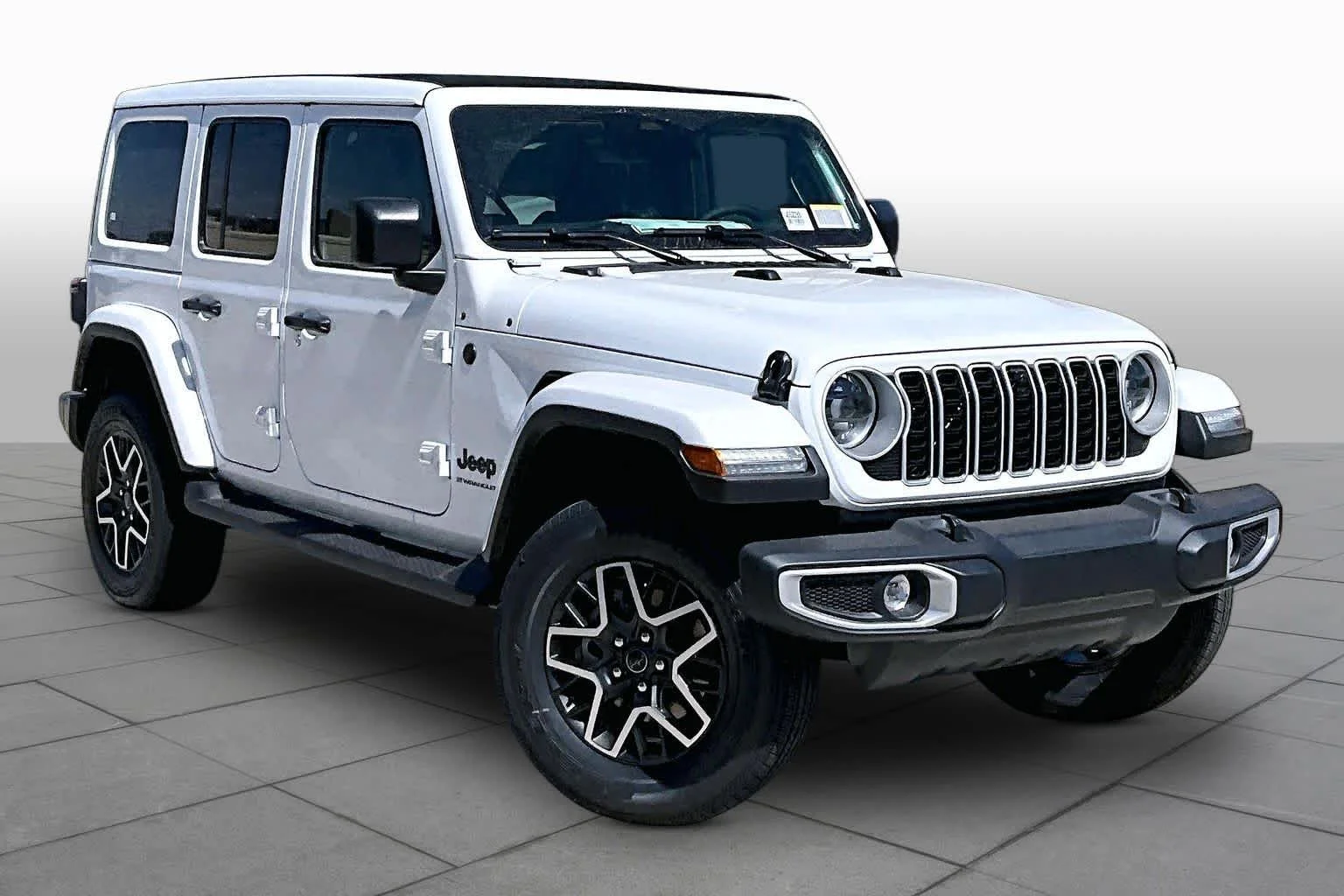 New 2027 Bright White Clear-Coat Paint Jeep Sahara image 3