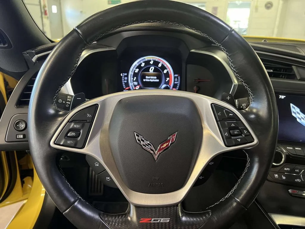 Used 2017 CORVETTE RACING YELLOW TINTCOAT Chevrolet Z06 2LZ image 18