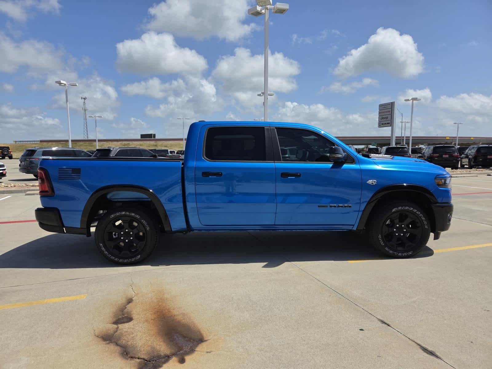 New 2026 Hydro Blue Pearl-Coat Exterior Paint RAM Lone Star image 6