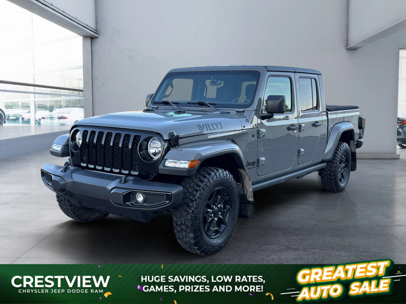 Certified Used 2022 Red Jeep Willys image 1