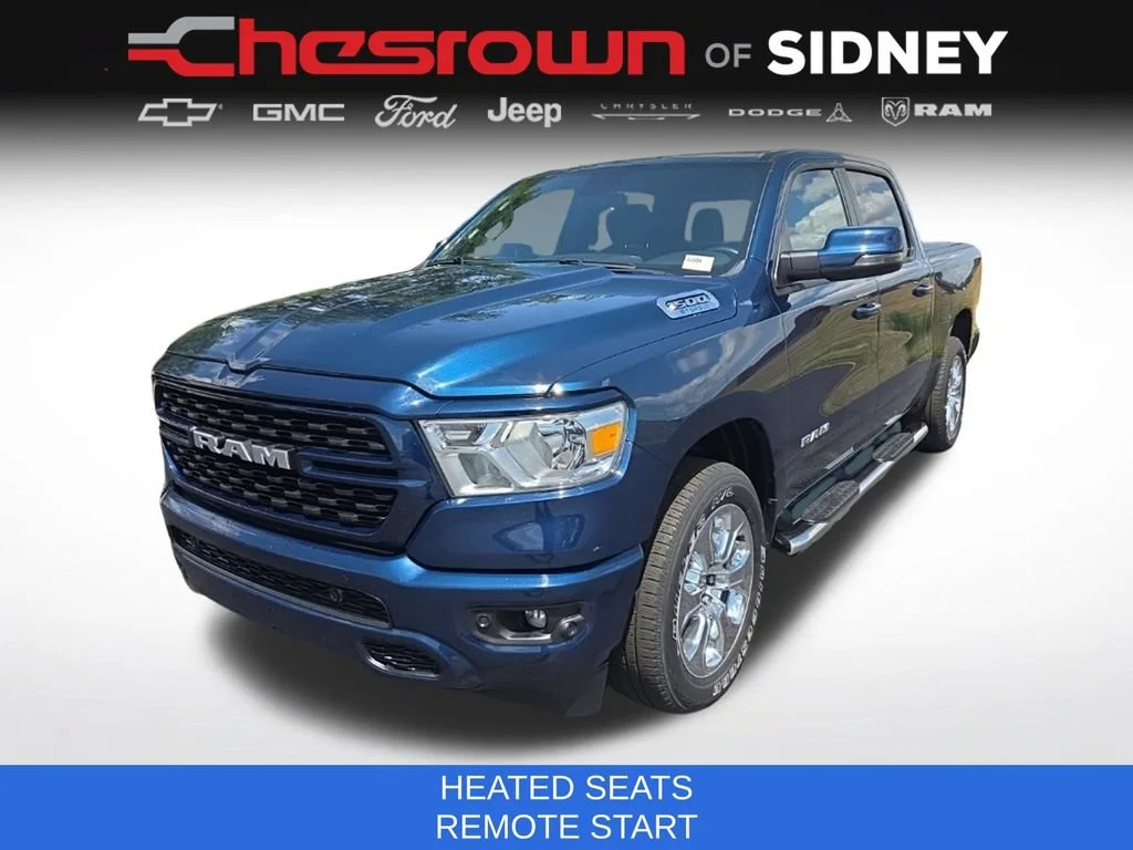 Used 2023 Patriot Blue Pearlcoat Ram Big Horn image 1