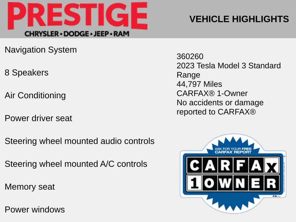 Used 2023 Tesla Model 3 Base with VIN 5YJ3E1EA4PF562713 for sale in Las Vegas, NV