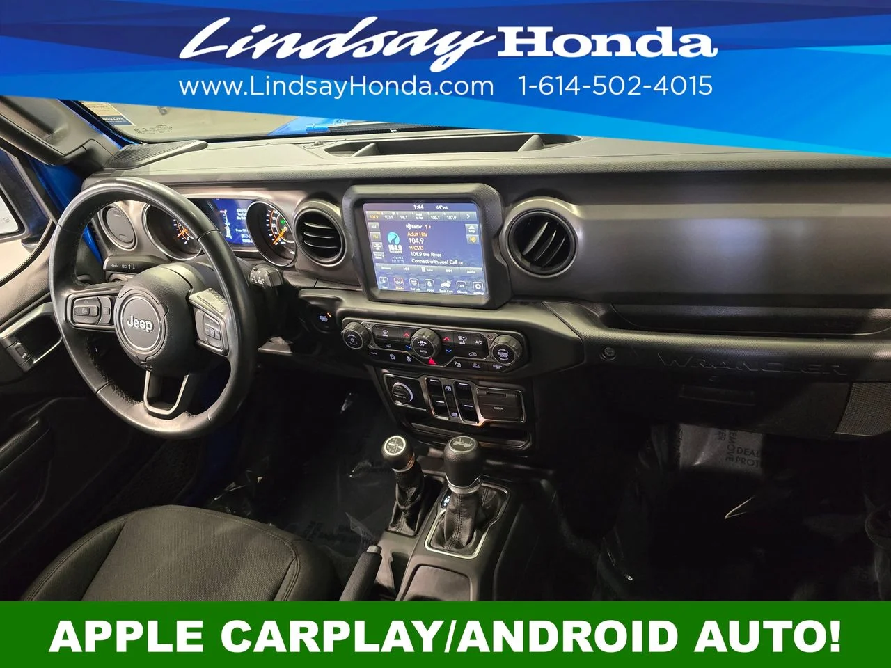 Used 2021 Hydro Blue Pearl Coat Jeep Unlimited Sport S image 11