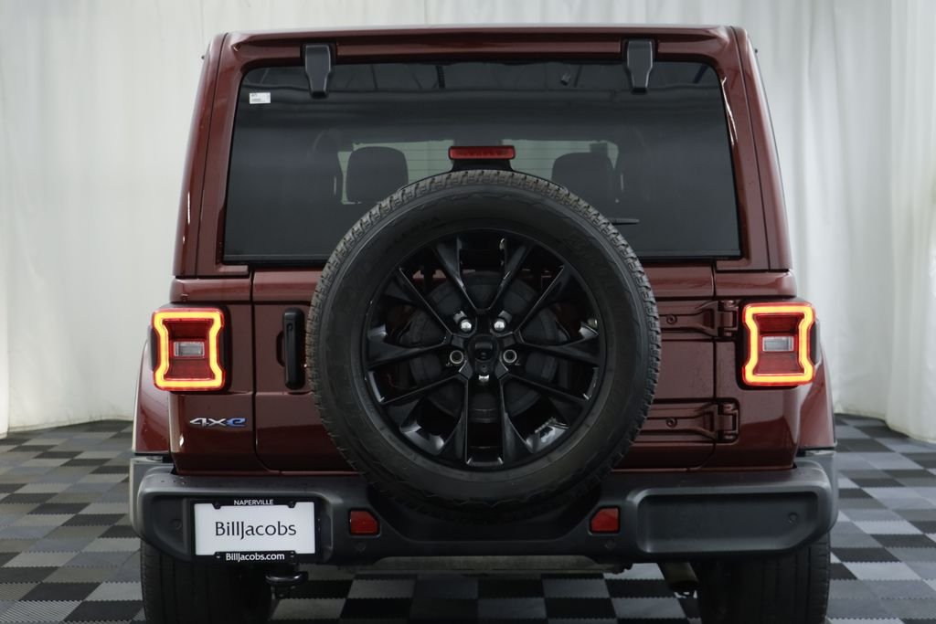 Used 2021 Snazzberry Pearlcoat Jeep Unlimited Sahara 4xe image 18
