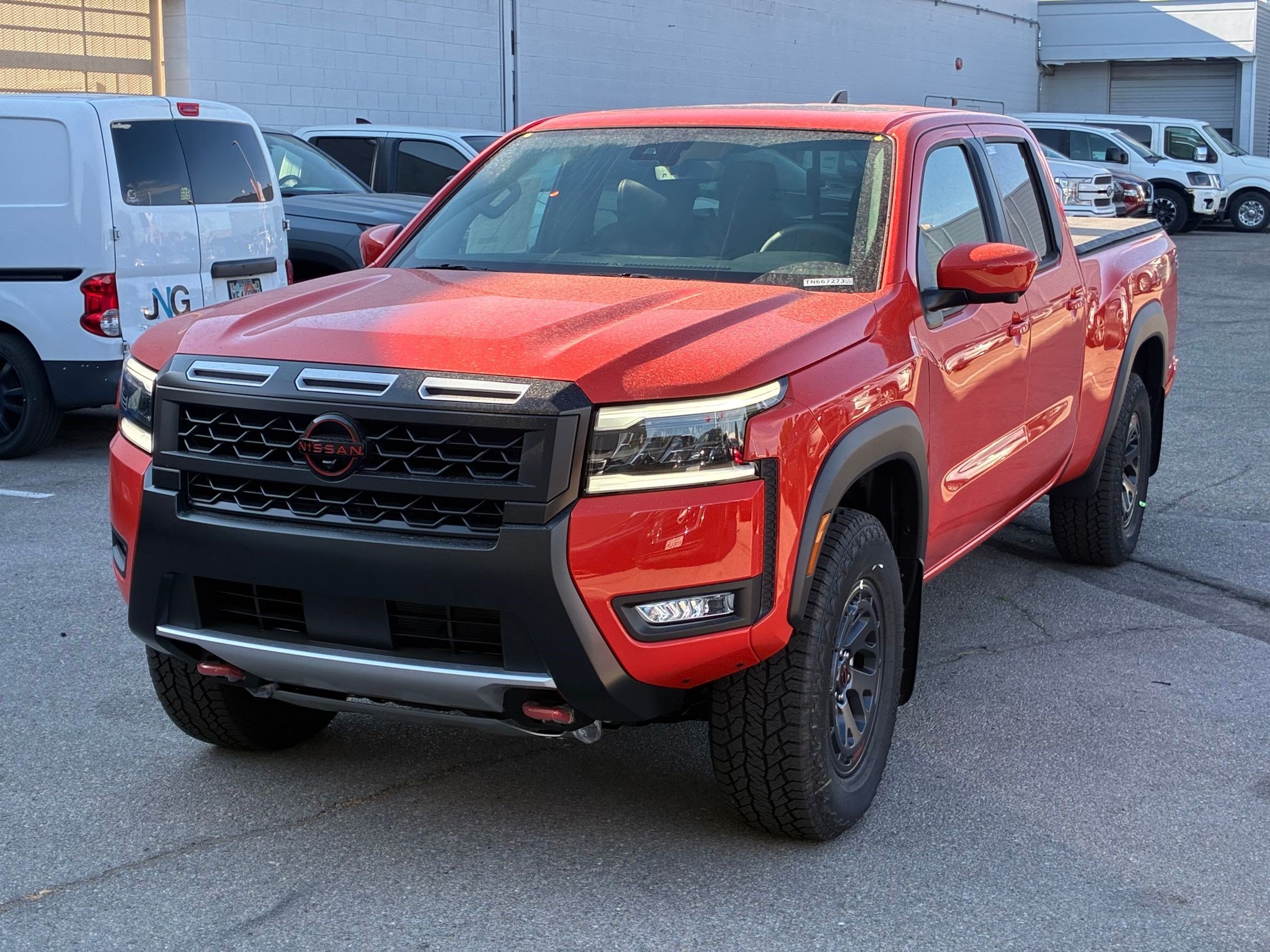 New 2026 Afterburn Orange Nissan Crew Cab PRO-4X® Long Bed image 8