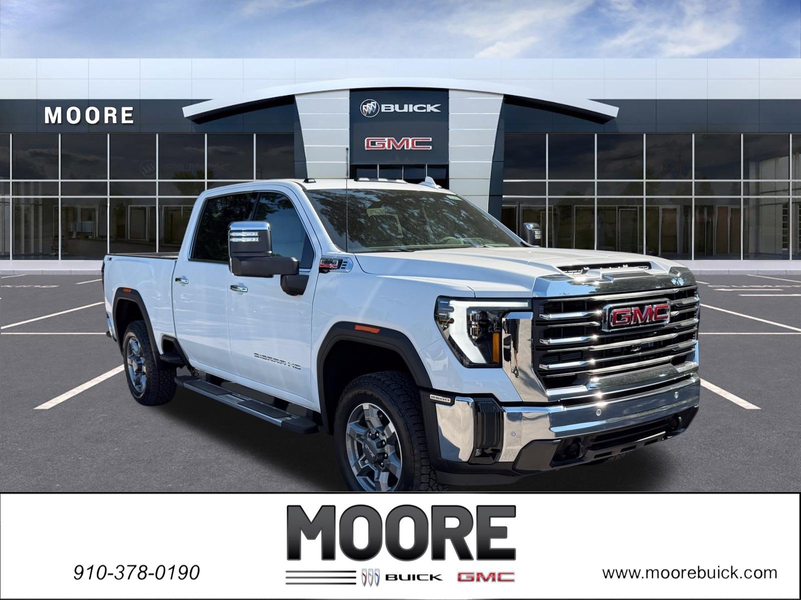 New 2026 Summit White GMC SLT image 1