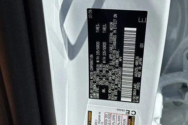 New 2026 Ultra White Lexus LUXURY AWD image 23