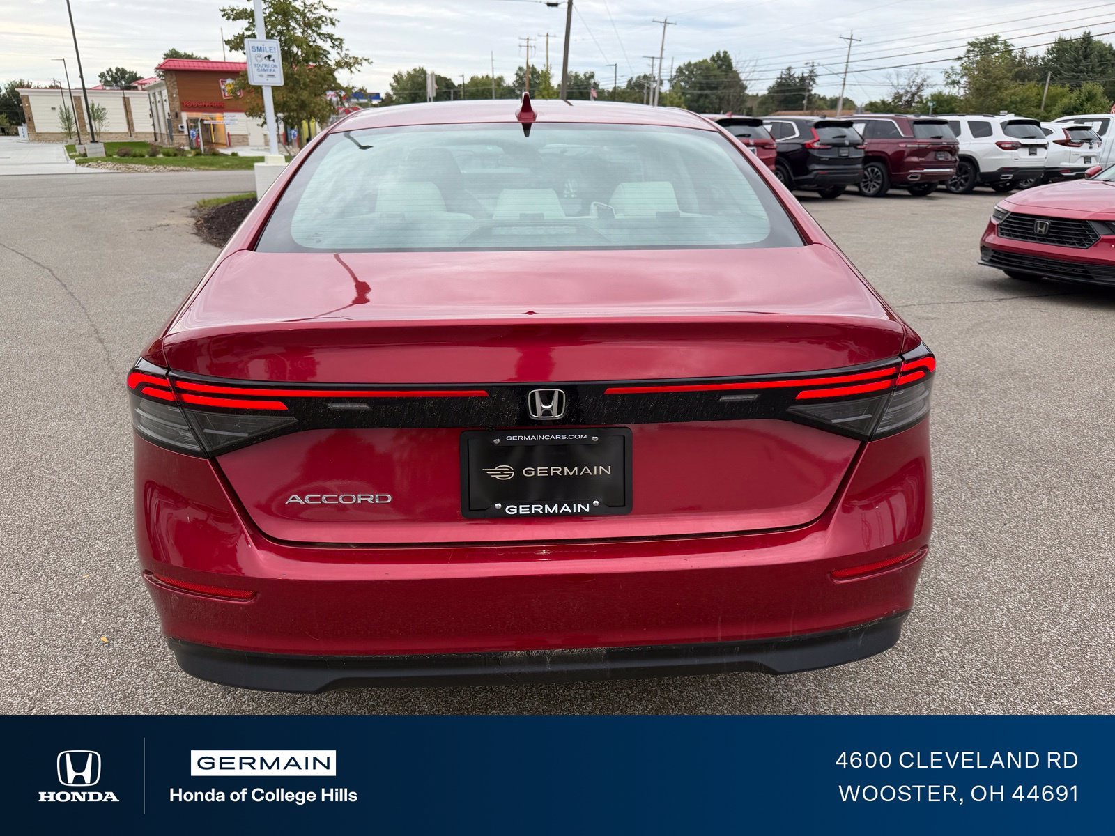 Used 2024 Radiant Red Metallic Honda EX image 8