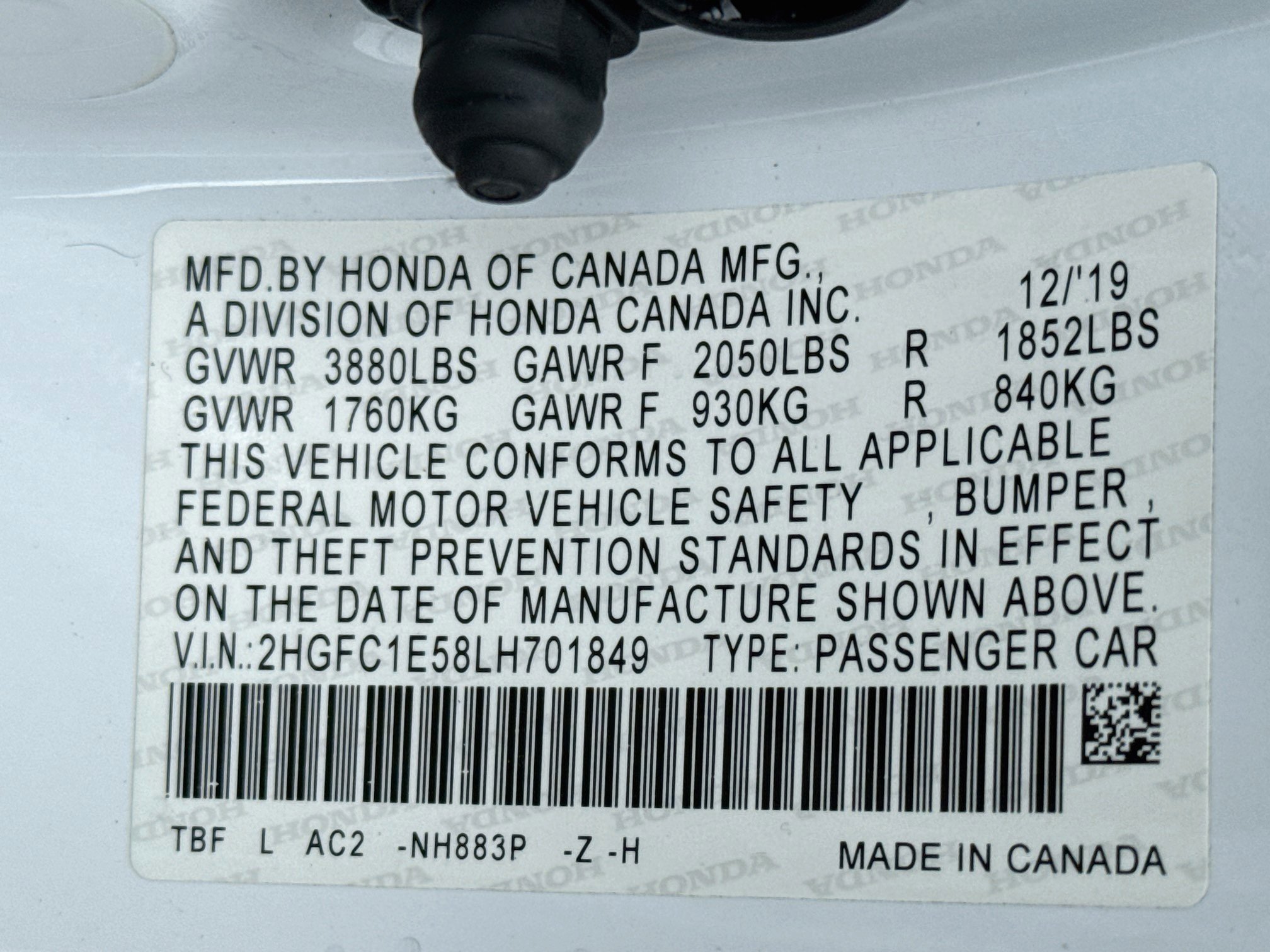 Used 2020 Lunar Silver Metallic Honda Si image 31