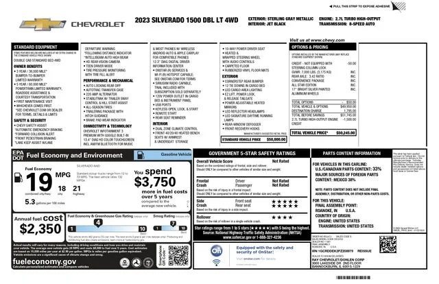 Used 2023 Gray Chevrolet LT image 2