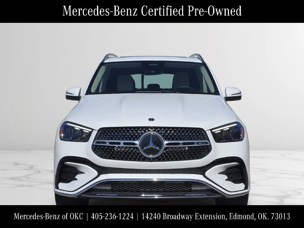Certified Used 2025 Polar White Mercedes-Benz GLE 450e image 2