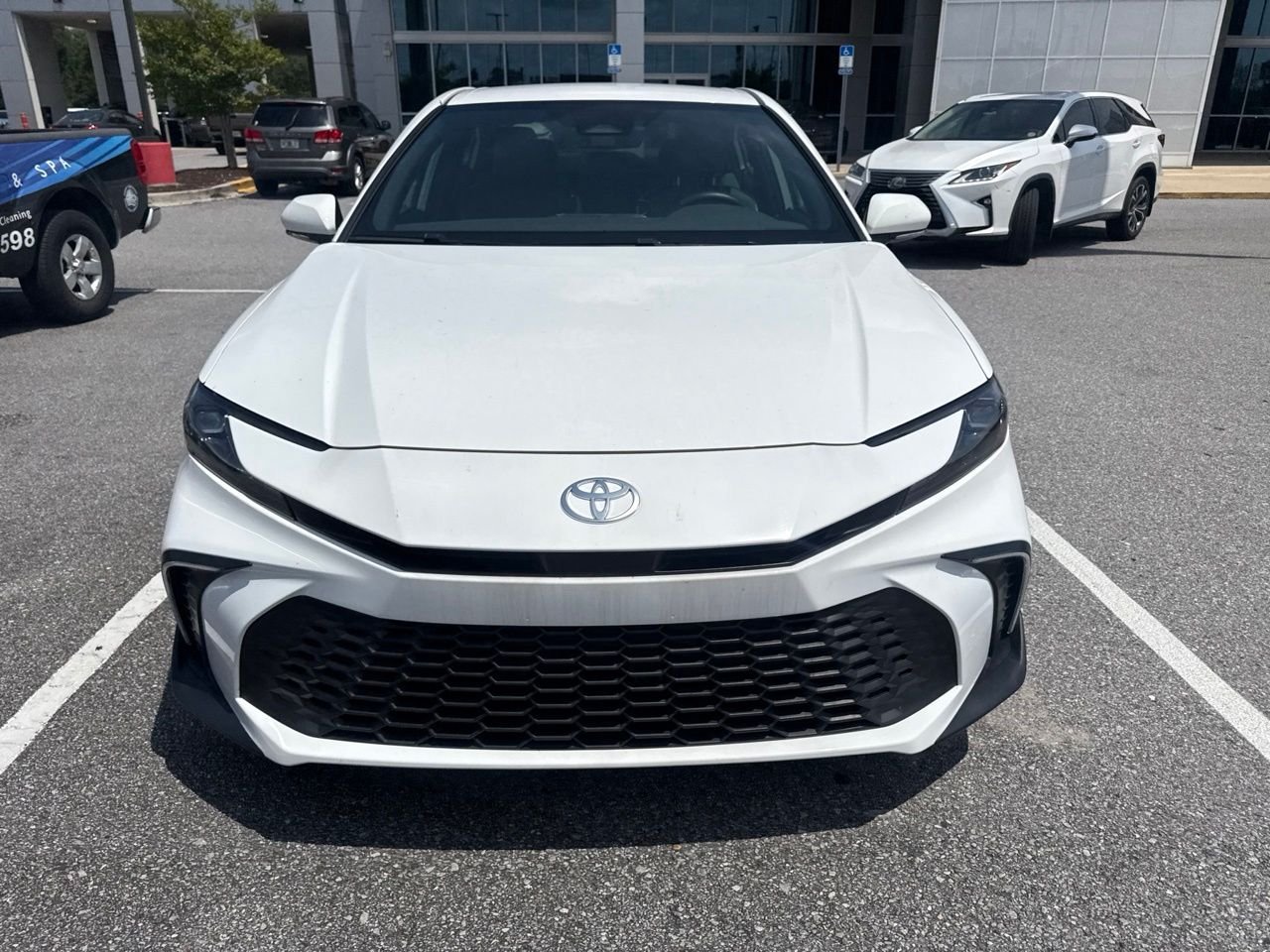 Used 2025 White Toyota SE image 2