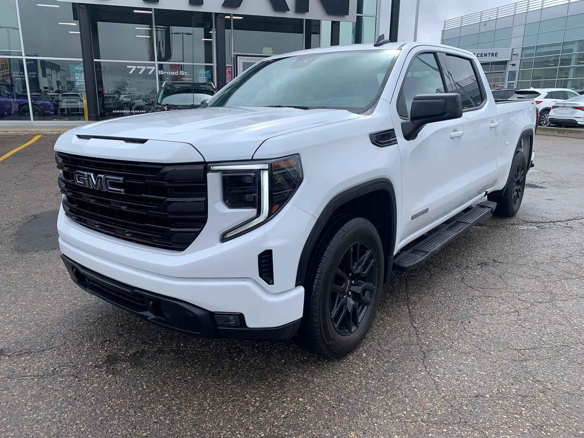 Certified Used 2024 Summit White GMC Elevation 4WD*6 Pass | Adaptive Cruise | Remote Start | Htd Seats | Park Assist | 6ft Box | Tow Pkg image 3