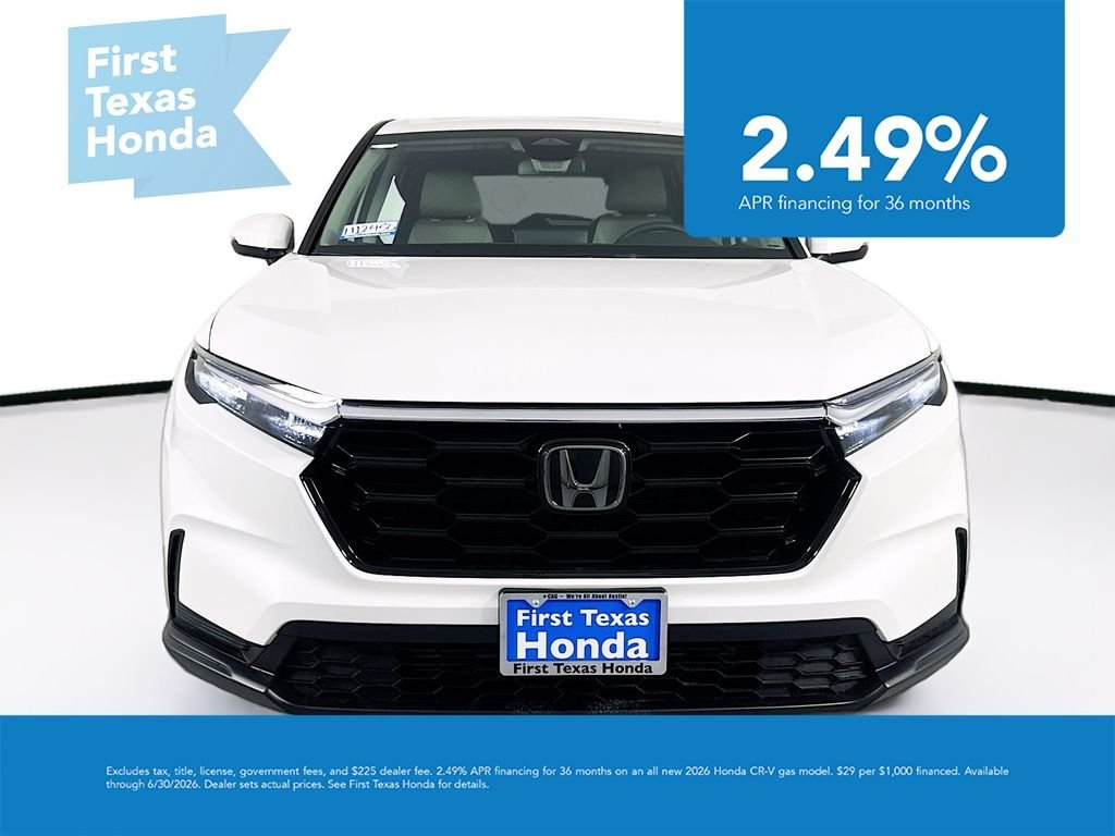 New 2026 Platinum White Pearl Honda EX image 2
