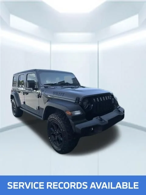 Used 2020 Gray Jeep Unlimited Willys image 4