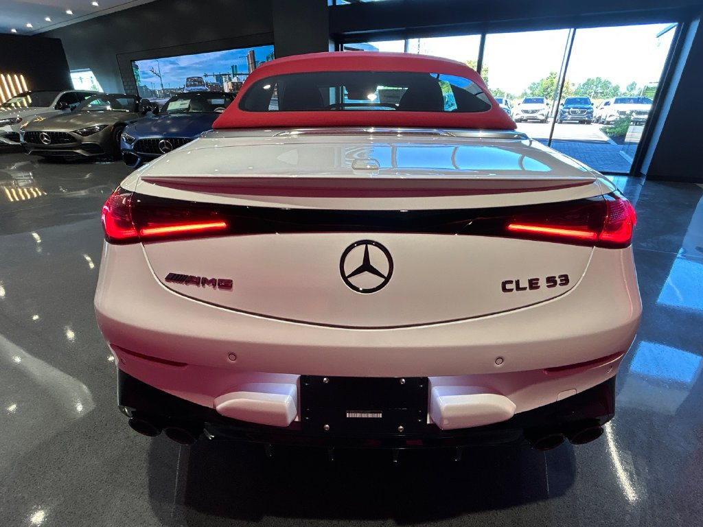 New 2027 MANUFAKTUR Moonlight White Metallic Mercedes-Benz AMG® CLE 53 4MATIC+ Cabriolet image 35