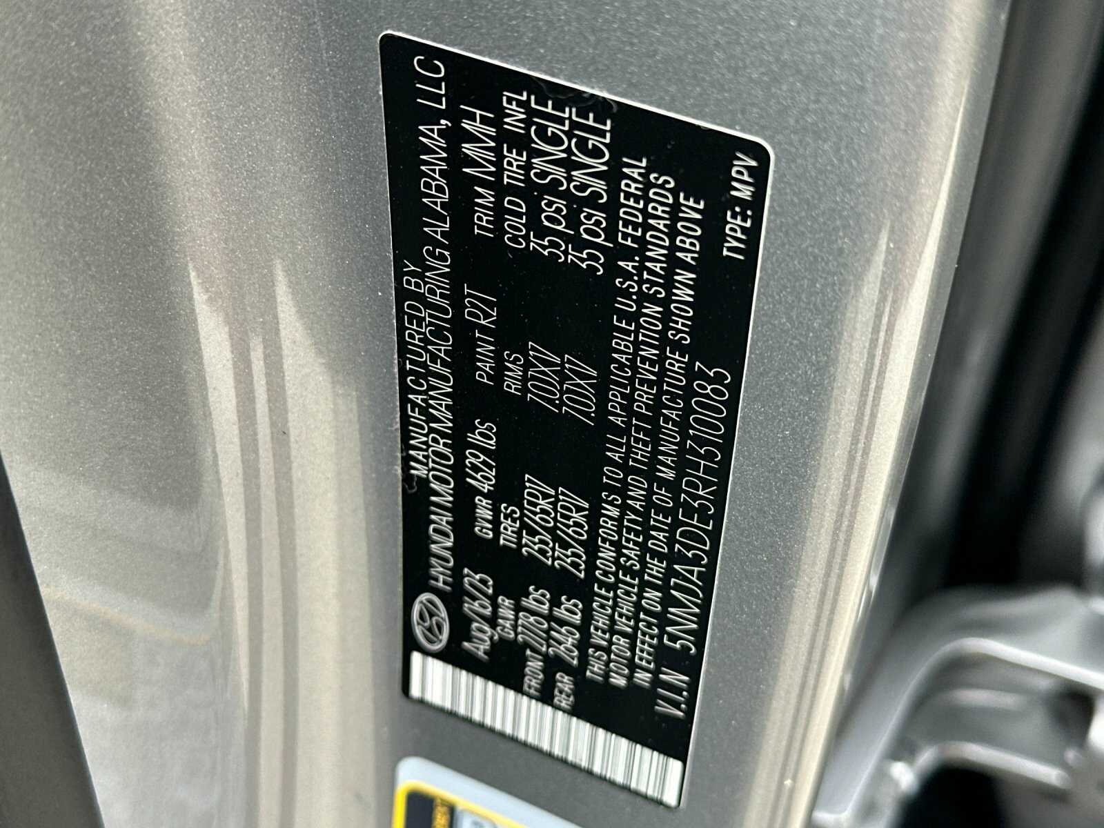 Used 2024 Shimmering Silver Hyundai SE 4D Sport Utility image 33