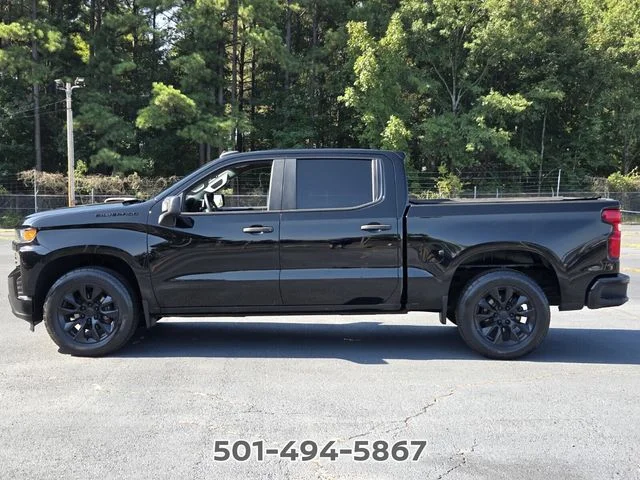 Used 2022 Chevrolet Silverado 1500 Limited Custom with VIN 3GCPWBEK4NG140543 for sale in Little Rock