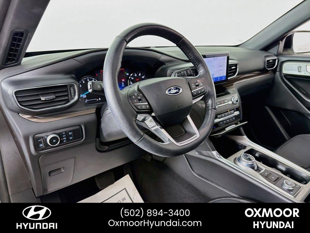 Used 2020 Star White Metallic Tri-Coat Ford Limited HYBRID image 9