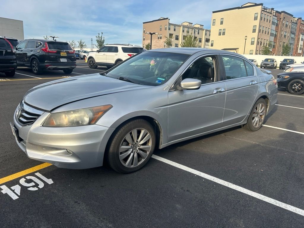 Used 2012 Alabaster Silver Metallic Honda EX-L image 1