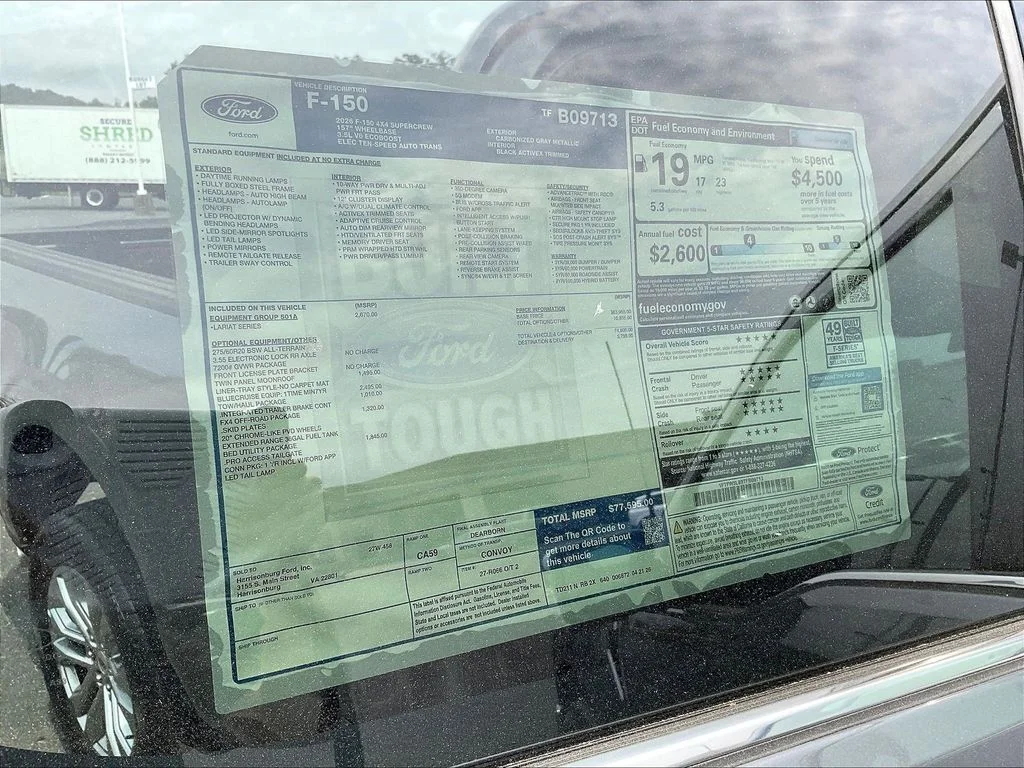 New 2026 Carbonized Gray Metallic Ford Lariat® image 11