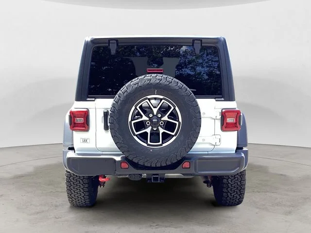 Certified Used 2025 Bright White Clearcoat Jeep Rubicon image 4