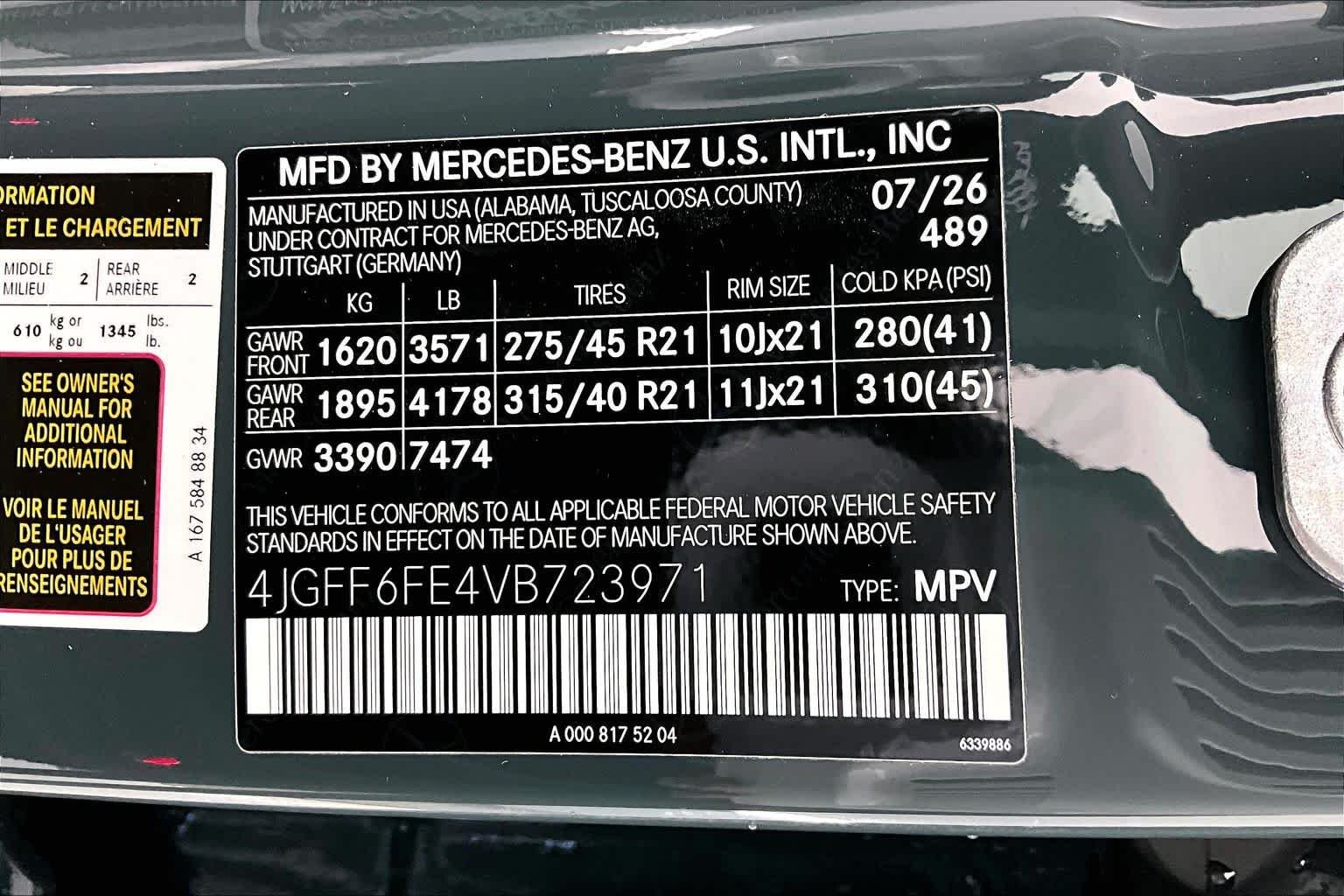 New 2027 Dark Petrol Mercedes-Benz GLS 450 image 25