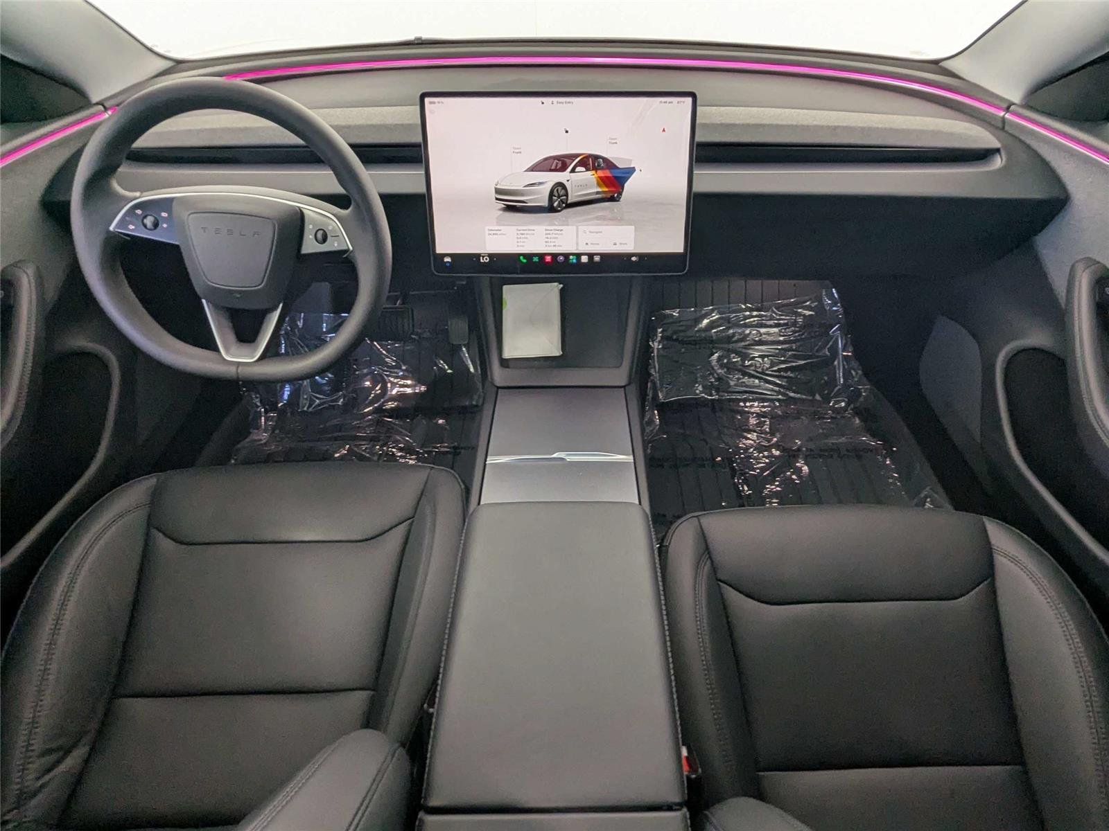 Used 2024 Pearl White Multi-Coat Tesla  image 37