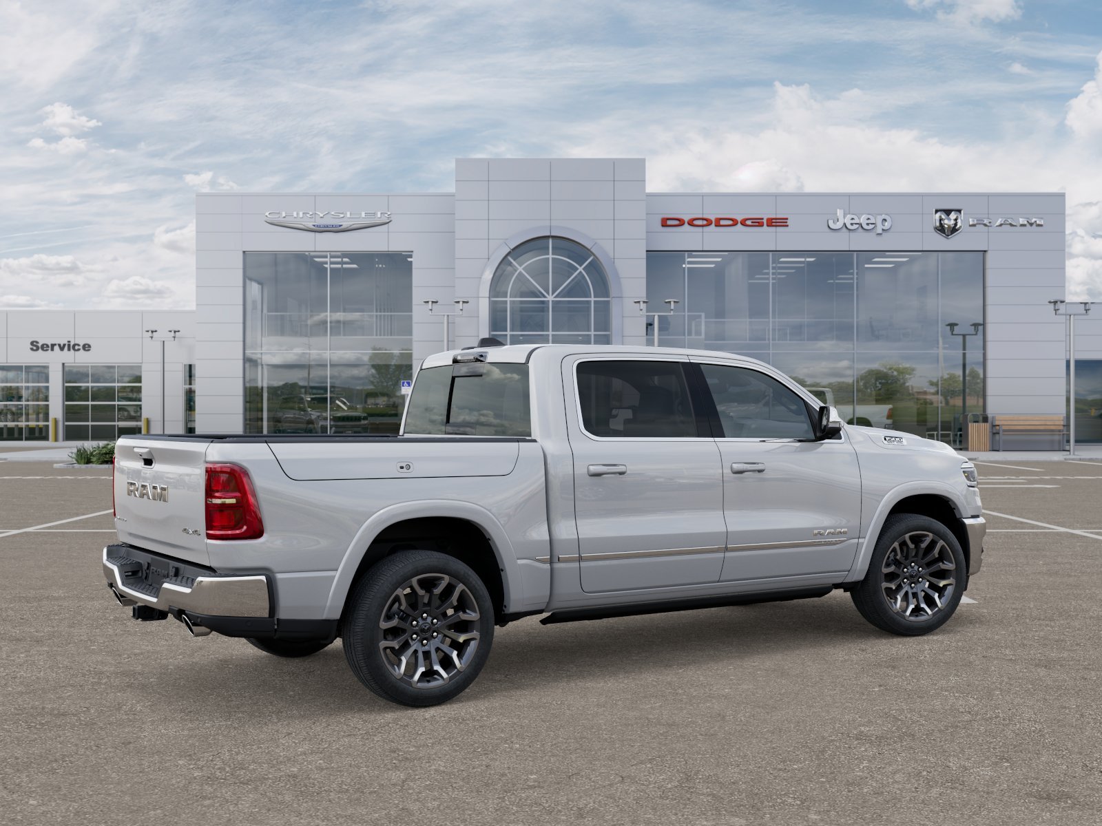 New 2025 Ivory White Tri-Coat Pearl-Coat Exterior Paint RAM Limited image 34