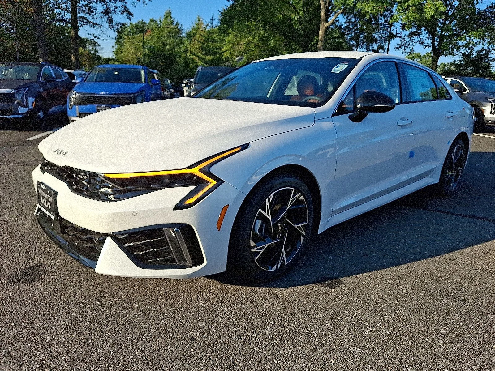 New 2026 Snow White Pearl Kia GT-Line FWD image 3