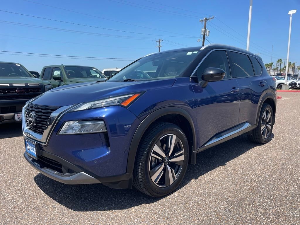 Certified Used 2023 Blue Nissan SL image 3