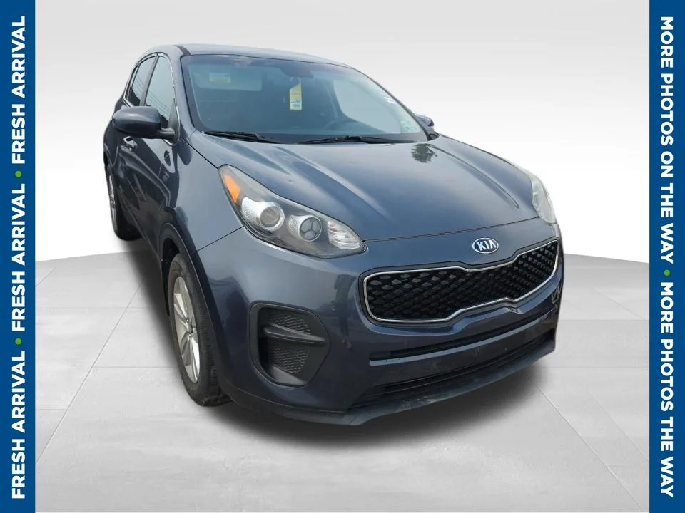 Used 2018 Blue Kia LX image 1