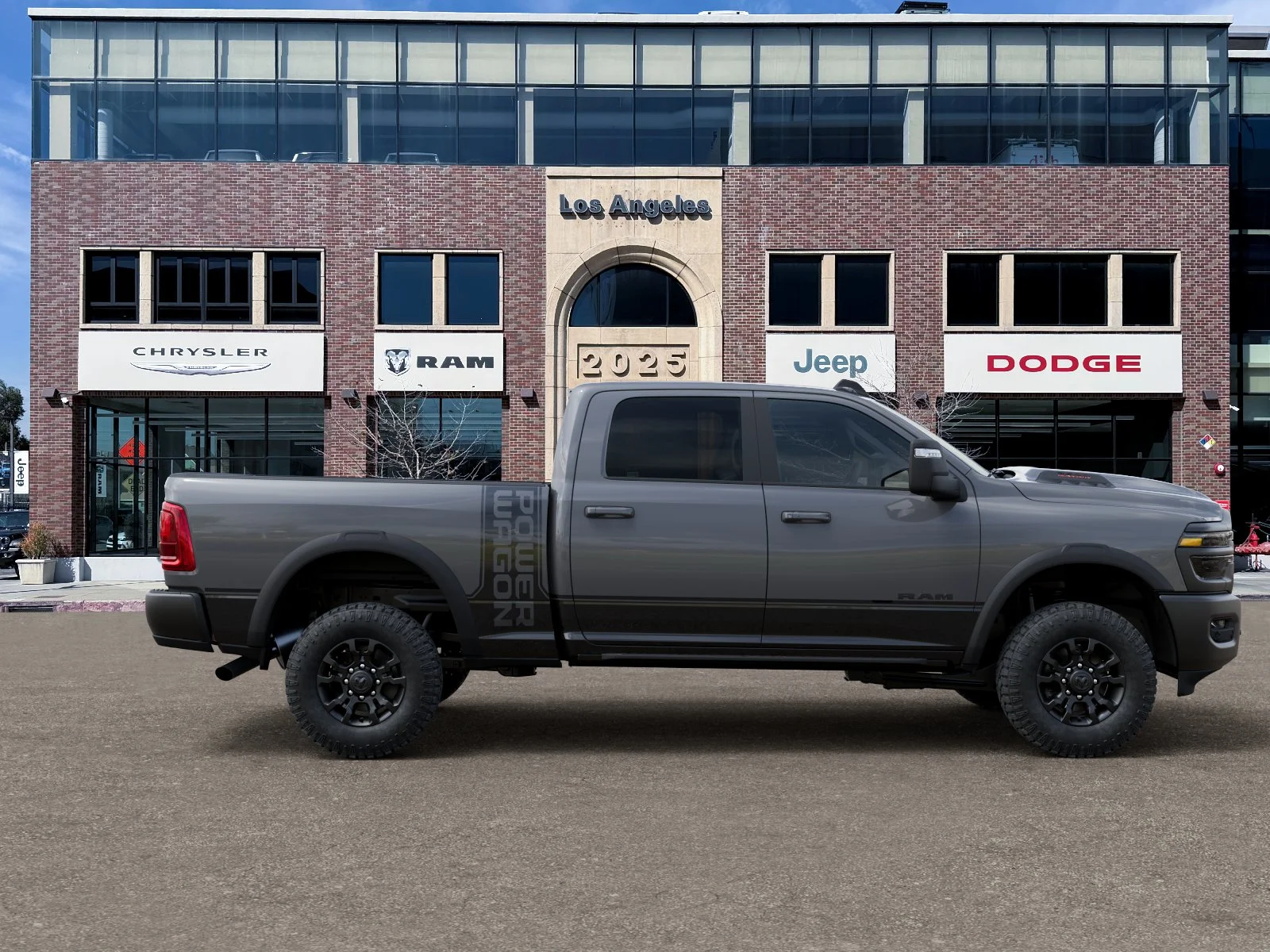 New 2026 Ceramic Gray Clear-Coat Exterior Paint RAM Power Wagon image 47