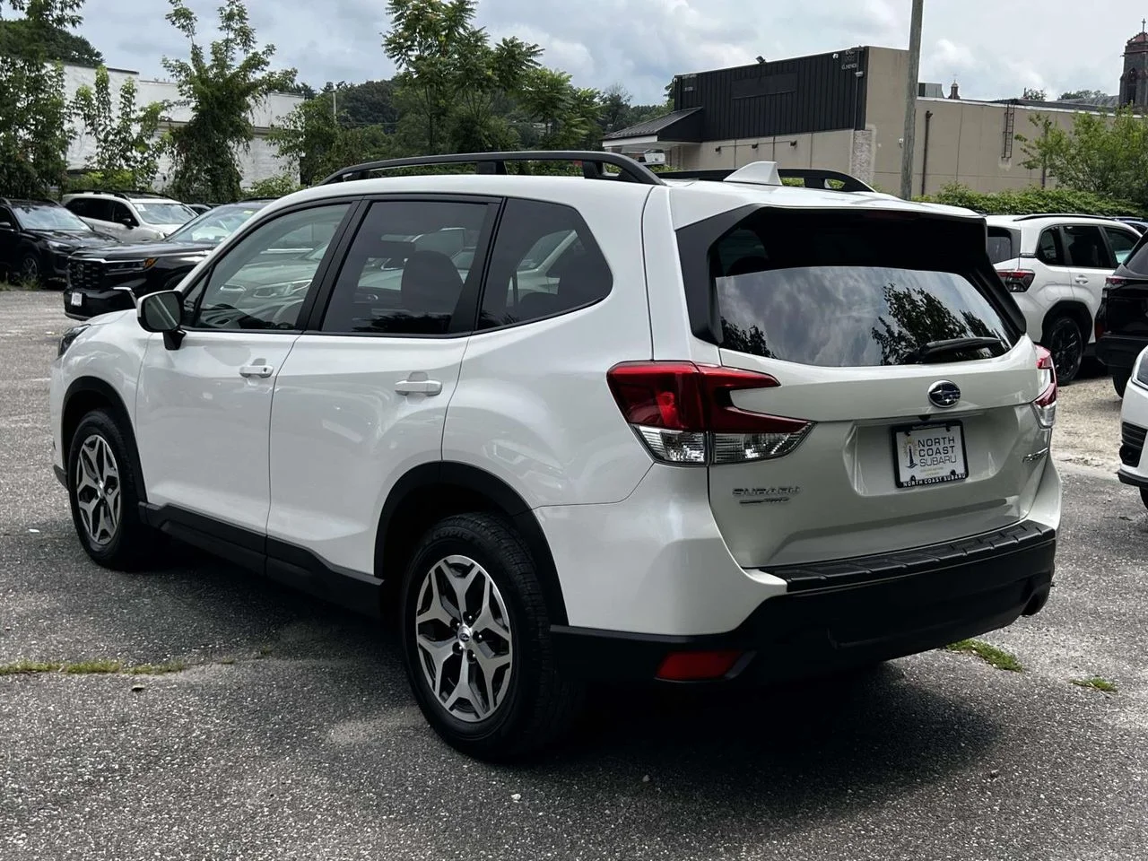 Used 2023 Crystal White Pearl Subaru Premium image 6