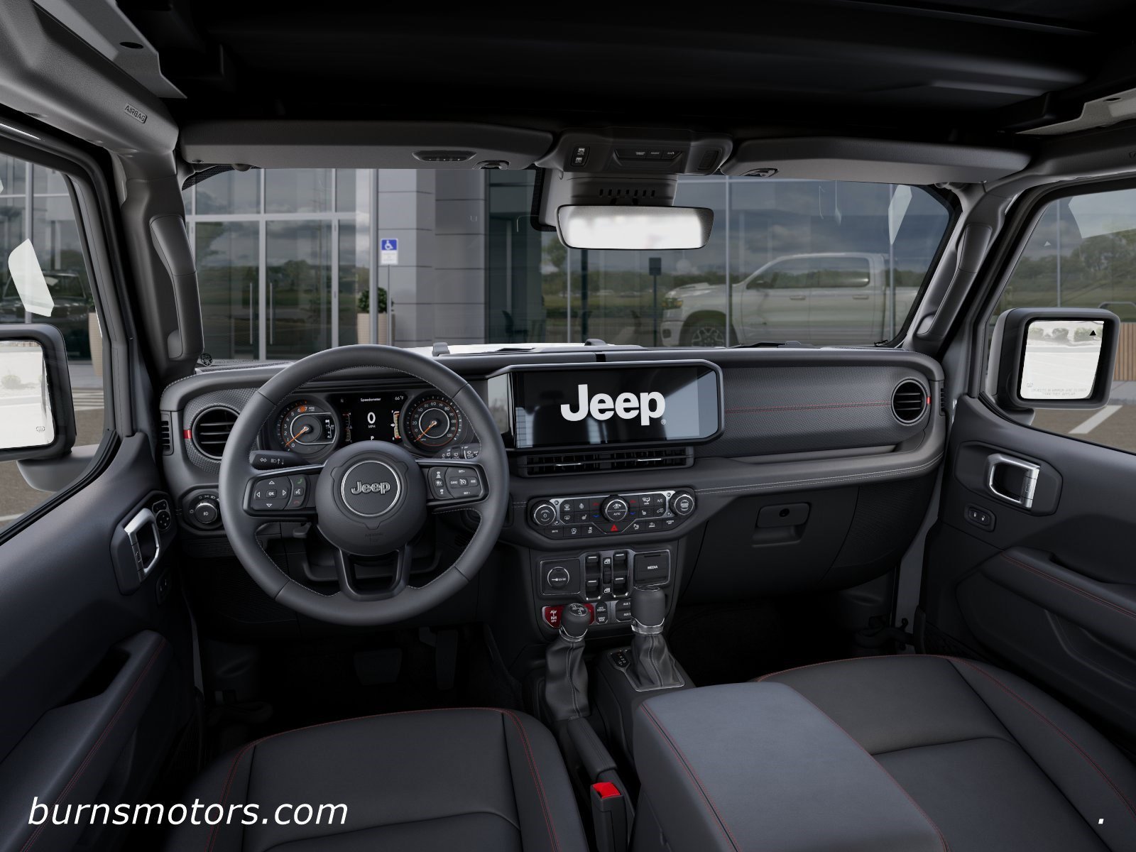 New 2026 Bright White Clear-Coat Exterior Paint Jeep Rubicon X 4-Door image 14