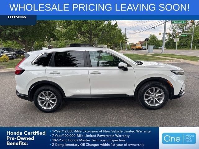 Certified Used 2024 Platinum White Pearl Honda 1.5T AWD EX image 7