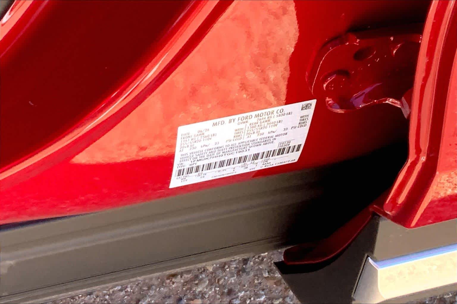 New 2026 Rapid Red Metallic Tinted Clearcoat Ford Platinum™ image 21