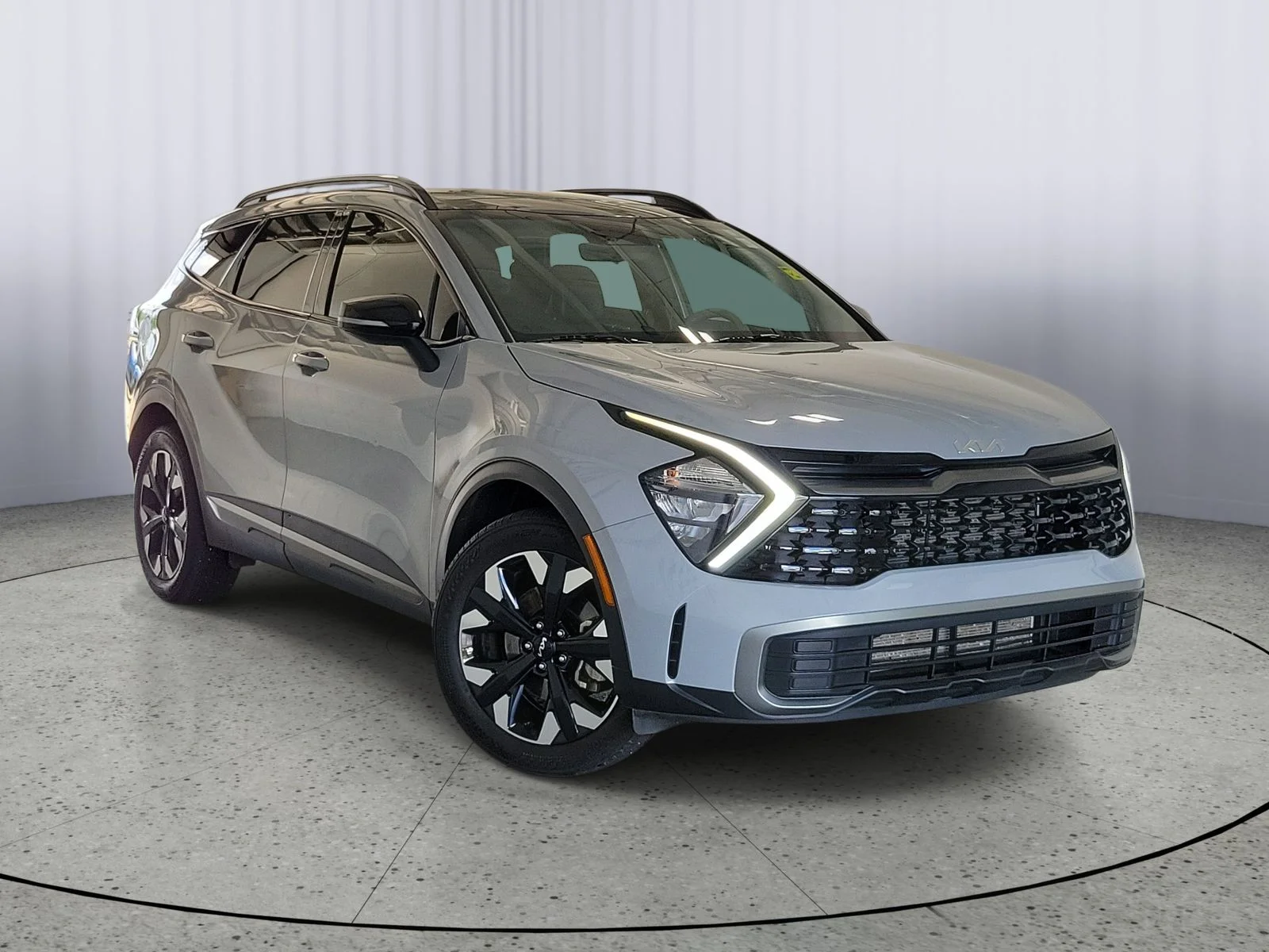 Certified Used 2023 Gray Kia X-Line image 1