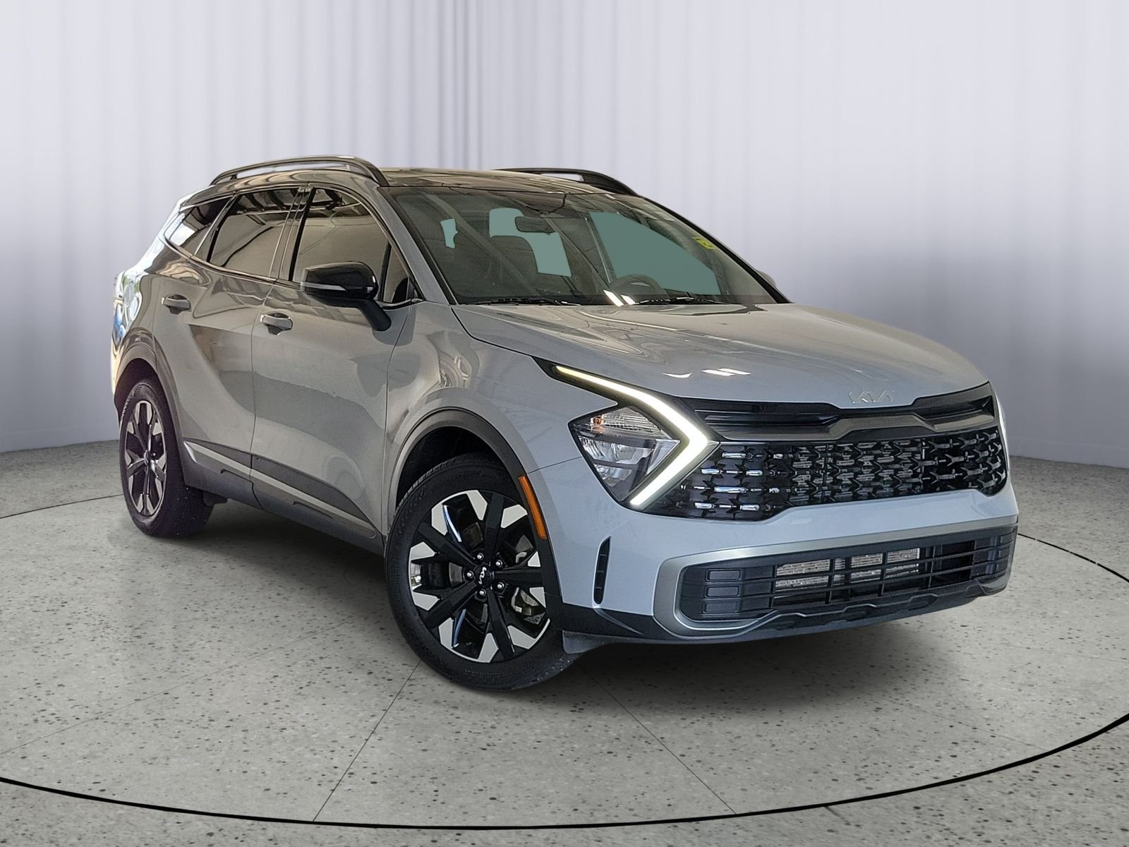 Certified Used 2023 Gray Kia X-Line image 1