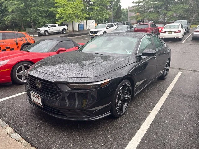 Certified Used 2025 Black Honda Sport image 3