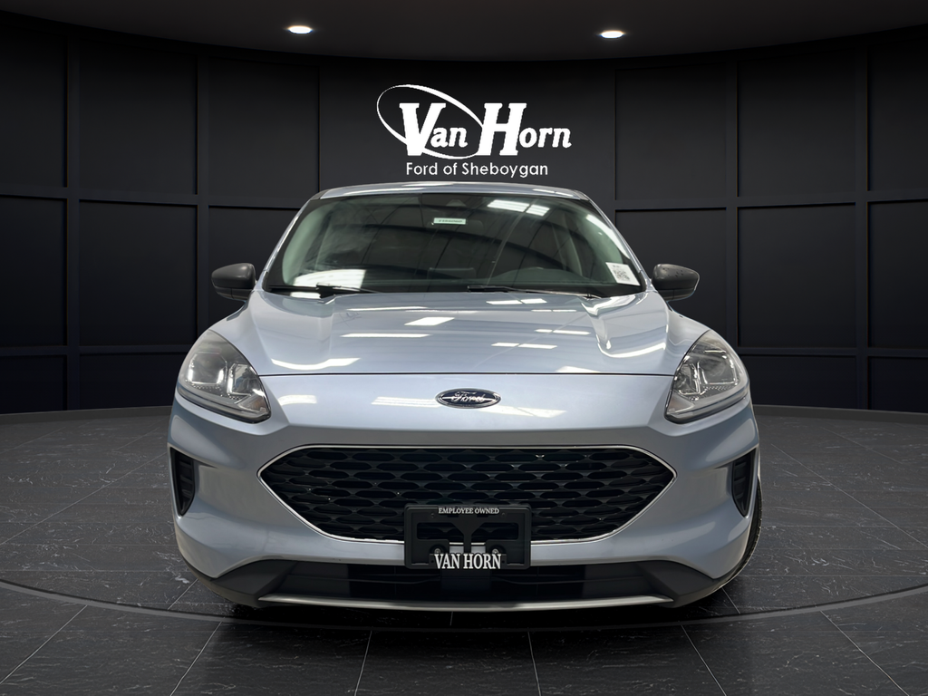 Used 2022 Iced Blue Silver Metallic Ford SE image 2