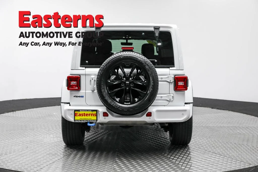 Used 2021 White Jeep Unlimited Sahara High Altitude 4xe image 6