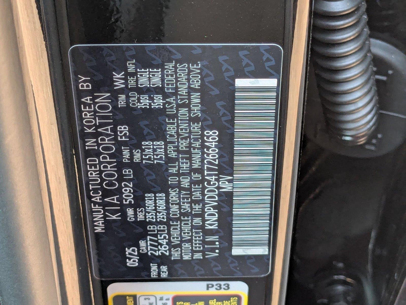 Used 2026 Fusion Black Kia EX image 37