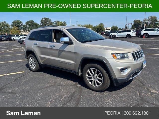 Used 2014 Jeep Grand Cherokee Limited with VIN 1C4RJFBT6EC148173 for sale in Peoria, IL
