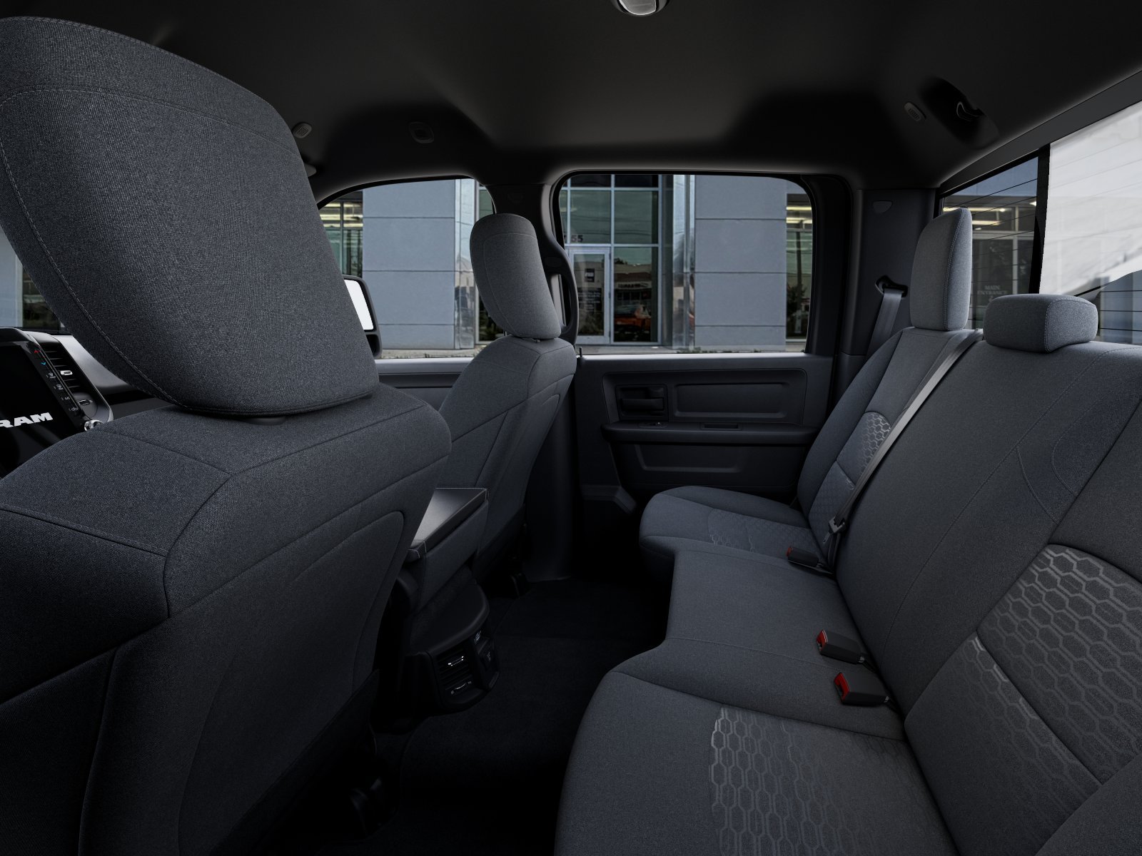 New 2026 Diamond Black Crystal Pearl-Coat Exterior Paint RAM Tradesman image 54