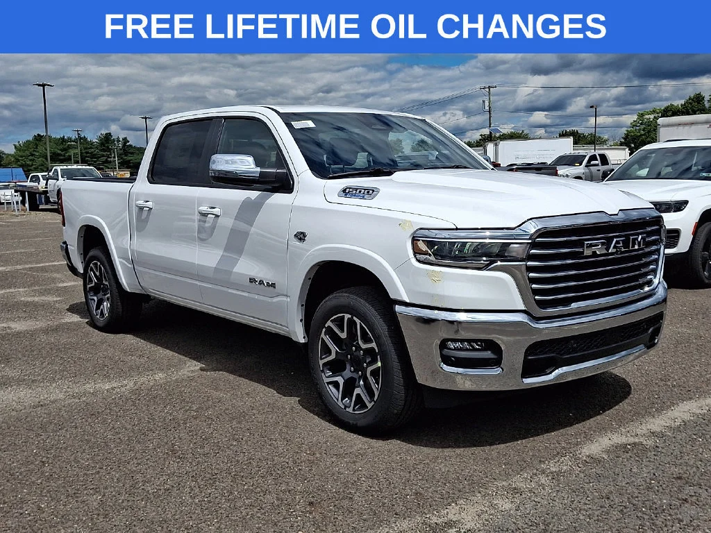 New 2027 Bright White Clear-Coat Exterior Paint RAM Laramie image 1