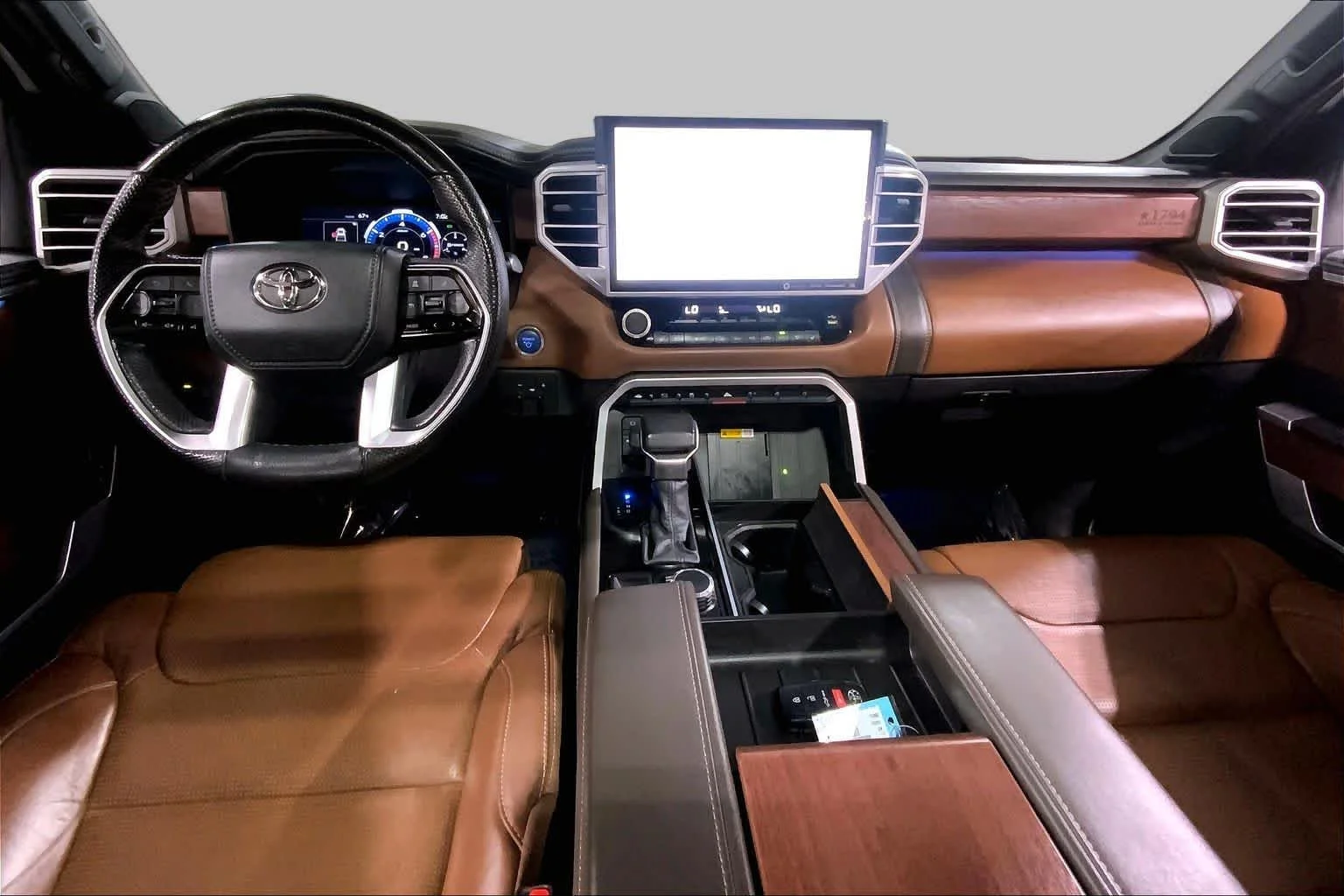 Used 2024 Wind Chill Pearl Toyota 1794 Edition Hybrid image 16