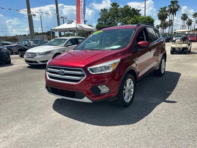Used 2018 Ford Escape SEL with VIN 1FMCU0HD7JUB53330 for sale in Stuart, FL