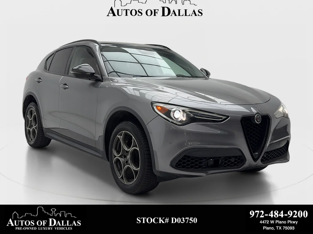 Used 2021 Gray Alfa Romeo CAM,PANO,BLIND SPOT,20" WHLS image 1